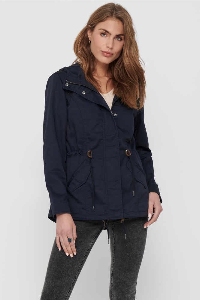 ONLLORCA CANVAS PARKA CC OTW NOOS 15216452 BLUE GRAPHITE